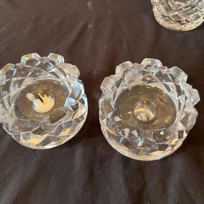 Orrefors Signed Decanter, Candle Holders & More (O-RG)