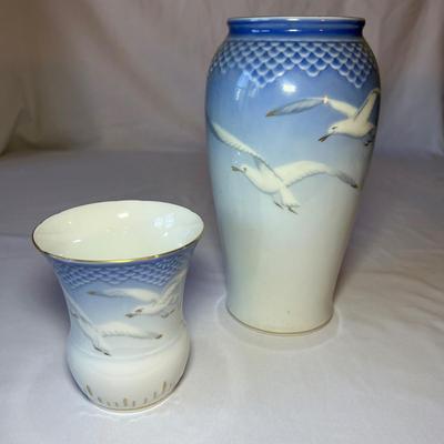 Bing & Grondahl Porcelain Seagull Vases & More (O-RG)