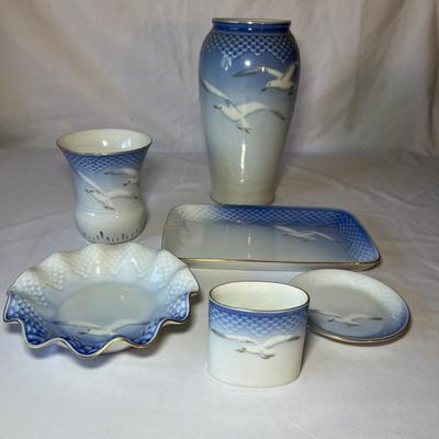 Bing & Grondahl Porcelain Seagull Vases & More (O-RG)