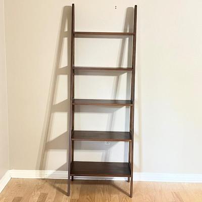 72” Wooden Ladder Bookcase / Display Shelf
