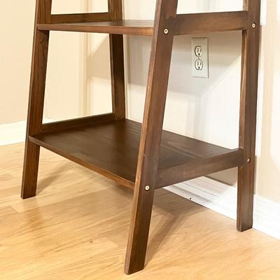 72” Wooden Ladder Bookcase / Display Shelf