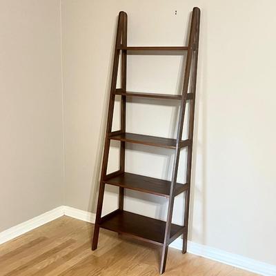 72” Wooden Ladder Bookcase / Display Shelf