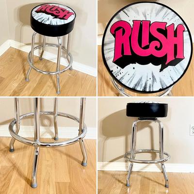 RUSH ~ 27” Band Logo Swivel Barstools