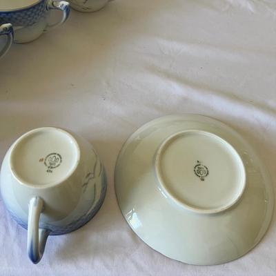 Bing & Grondahl 12 Person Porcelain Seagull Tea & Coffee Sets (LR-RG)