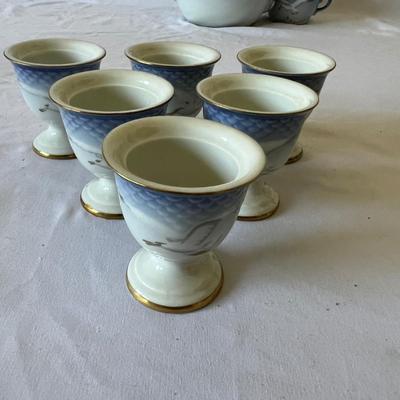 Bing & Grondahl 12 Person Porcelain Seagull Tea & Coffee Sets (LR-RG)