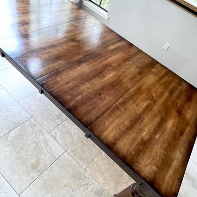 Solid Wood Adjustable Dining Table