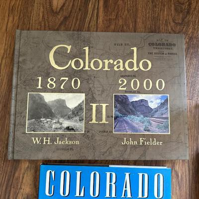 3 NICE COFFEE TABLE BOOKS AND A CLOCK