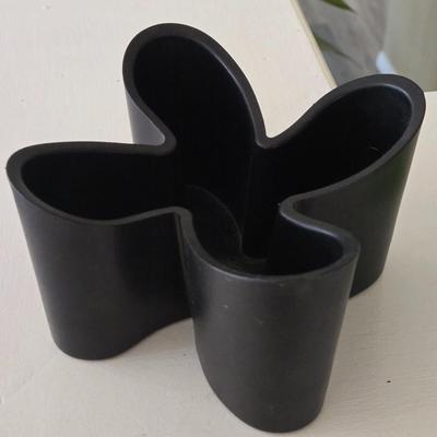 Black Flower Inspired Container