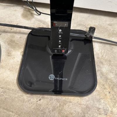 TOWER FAN, FLOOR AND TABLE LAMPS PLUS PROJECTION LIGHT