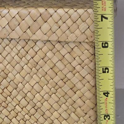 Small Decorative Basket with Lid