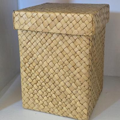 Small Decorative Basket with Lid