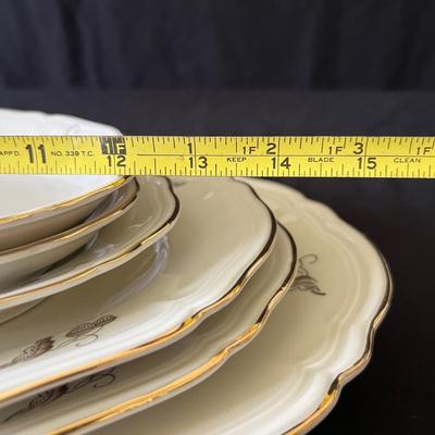 Hackefors 12 Person China Dinnerware Set (DR-RG)
