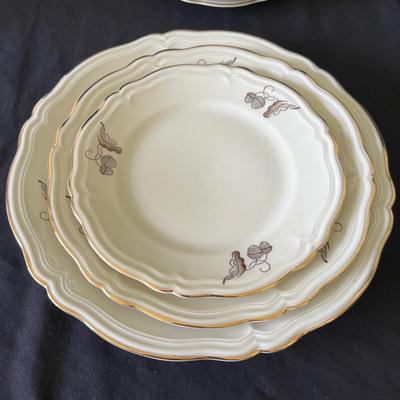 Hackefors 12 Person China Dinnerware Set (DR-RG)