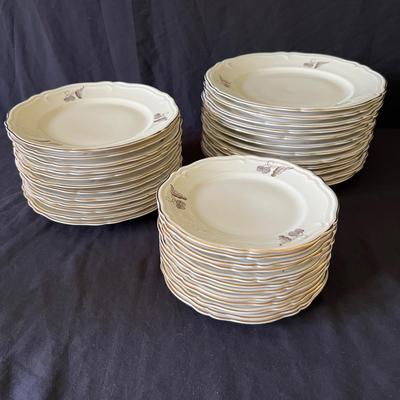 Hackefors 12 Person China Dinnerware Set (DR-RG)