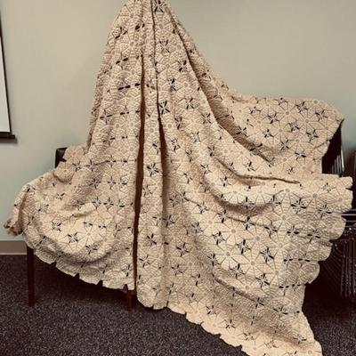 Hand crocheted Coverlet