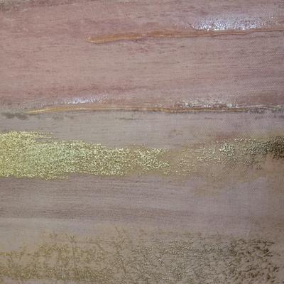 Pinks and Gold Canvas Art