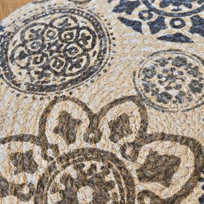 Small Decorative Woven Tabletop Rug