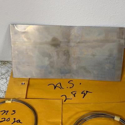 NICKEL SILVER WIRE AND SHEET FOR JEWELRY MAKING