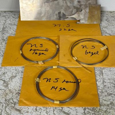 NICKEL SILVER WIRE AND SHEET FOR JEWELRY MAKING