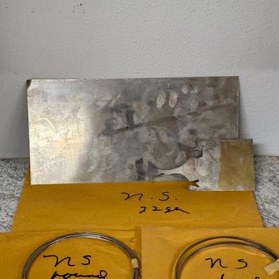 NICKEL SILVER WIRE AND SHEET FOR JEWELRY MAKING