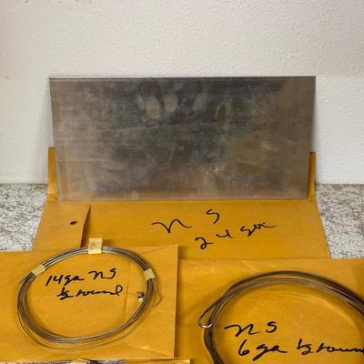 NICKEL SILVER WIRE AND SHEET FOR JEWELRY MAKING