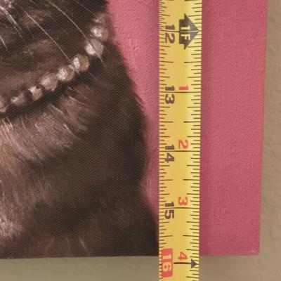 Fun Cat Beehive Hair Canvas Art