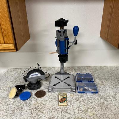 DREMEL WITH STAND AND ATTACHMENTS