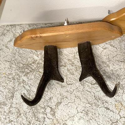 HORN COAT HOOKS