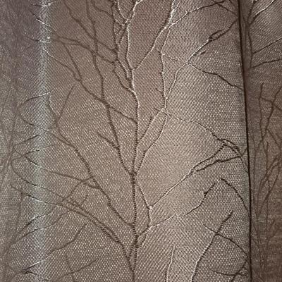 Pink Coral Design Cloth Shower Curtain and Bubble Hooks