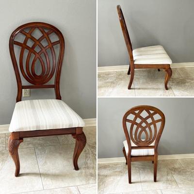 Six (6) Mahogany Upholstered Dinning Chairs