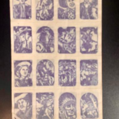 Vintage 1950's Temporary Lucky Tattoos Booklet - RARE