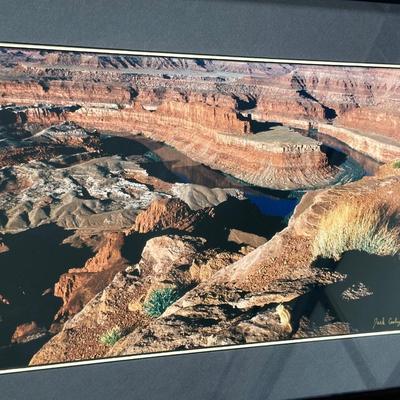 2 FRAMED PHOTOS, 1 SIGNED JACK COOLEY