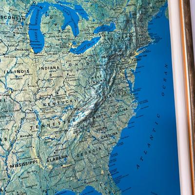 JRO Globus Light-Up Globe & Raised Relief Hubbard Map (O-RG)