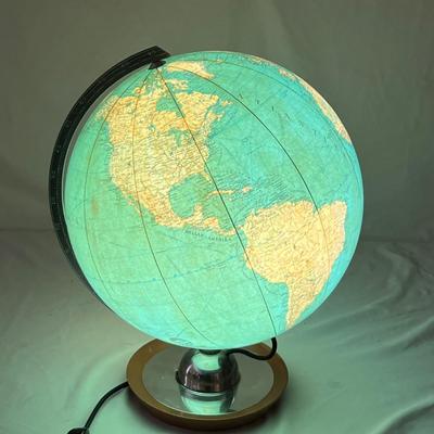 JRO Globus Light-Up Globe & Raised Relief Hubbard Map (O-RG)