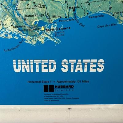JRO Globus Light-Up Globe & Raised Relief Hubbard Map (O-RG)
