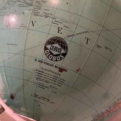 JRO Globus Light-Up Globe & Raised Relief Hubbard Map (O-RG)