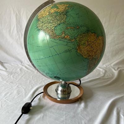 JRO Globus Light-Up Globe & Raised Relief Hubbard Map (O-RG)