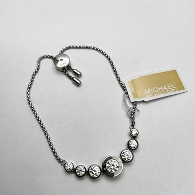 NIB Michael Kors Crystal Slide Bracelet $95