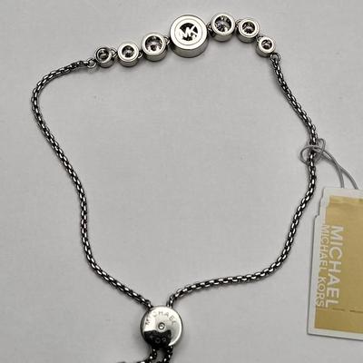 NIB Michael Kors Crystal Slide Bracelet $95