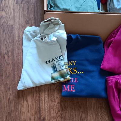 LADIES SWEATSHIRTS AND PANTS L - XL