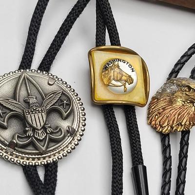 (5) Vintage Bolo Ties