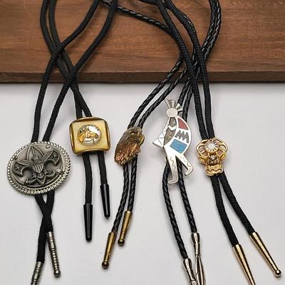 (5) Vintage Bolo Ties