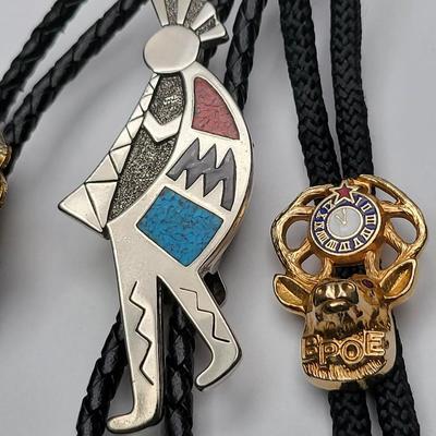 (5) Vintage Bolo Ties
