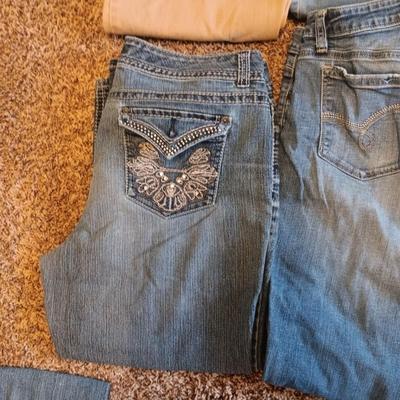 LADIES DENIM JEANS AND PANTS