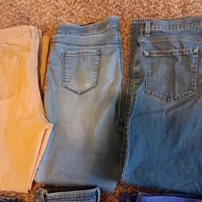 LADIES DENIM JEANS AND PANTS