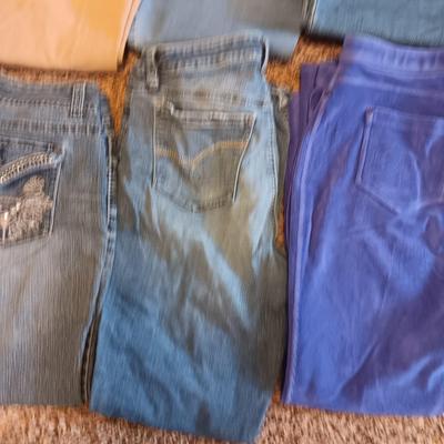LADIES DENIM JEANS AND PANTS