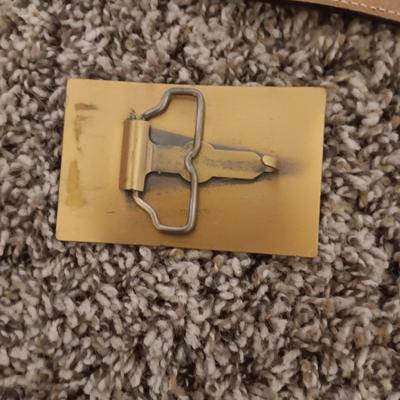 LADIES LEATHER BELTS WITH 2 BUCKLES