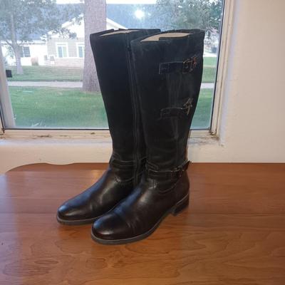 NEW CLARK'S WOOL LINED LEATHER BOOTS 9 1/2