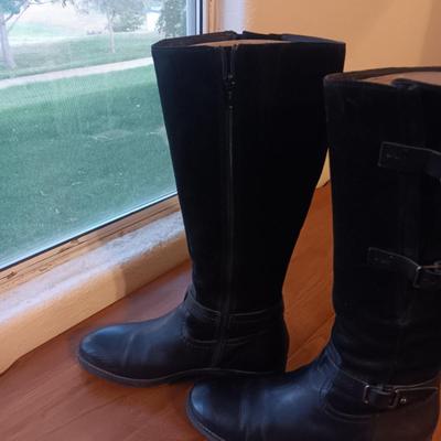 NEW CLARK'S WOOL LINED LEATHER BOOTS 9 1/2