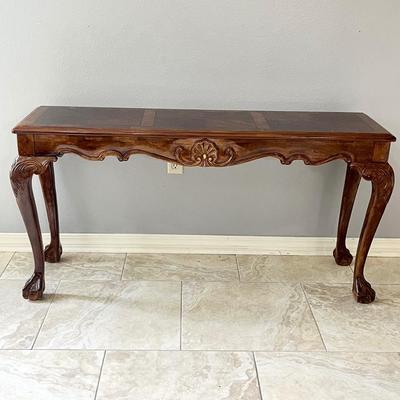 UNIVERSAL FURN. ~ Solid Mahogany Inlaid Sideboard With Ball & Clawfoot ~*Read Details